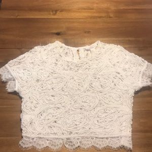 Beautiful lace crop top